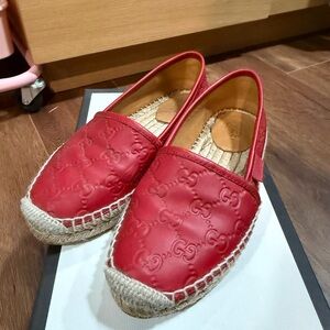 Gucci Women's Red Espadrilles